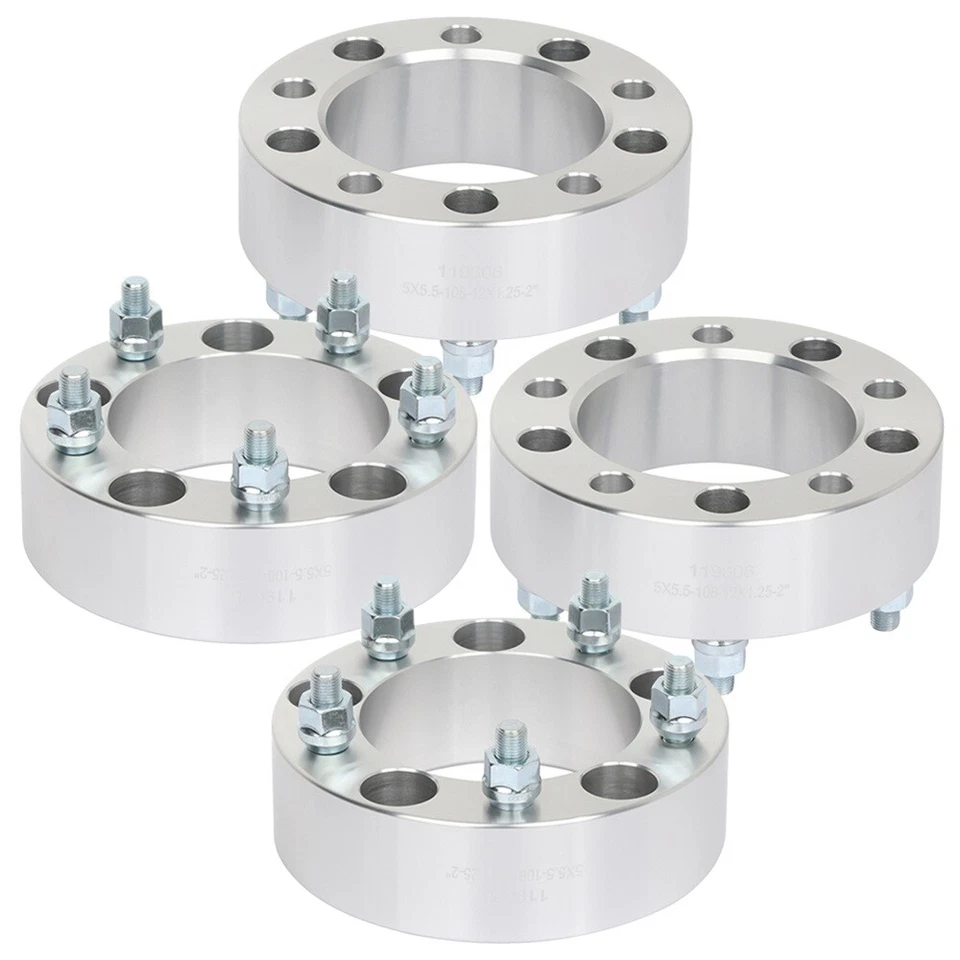 4Pcs 2" 5x5.5 Wheel Spacers 12x1.25 For Suzuki Grand Vitara Chevrolet Tracker - Image 4 of 4