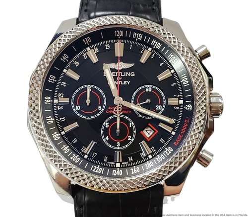 Breitling Bentley A25368 Chronograph Mens Watch Box Papers