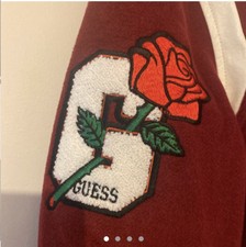 Guess Red Baseball Jacket - Size S. Brand New With Tags. Bnwt.