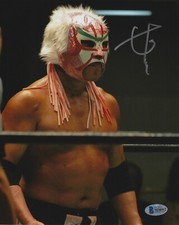 The Great Sasuke Signed 8x10 Photo BAS COA WWE New Japan Pro Wrestling Autograph