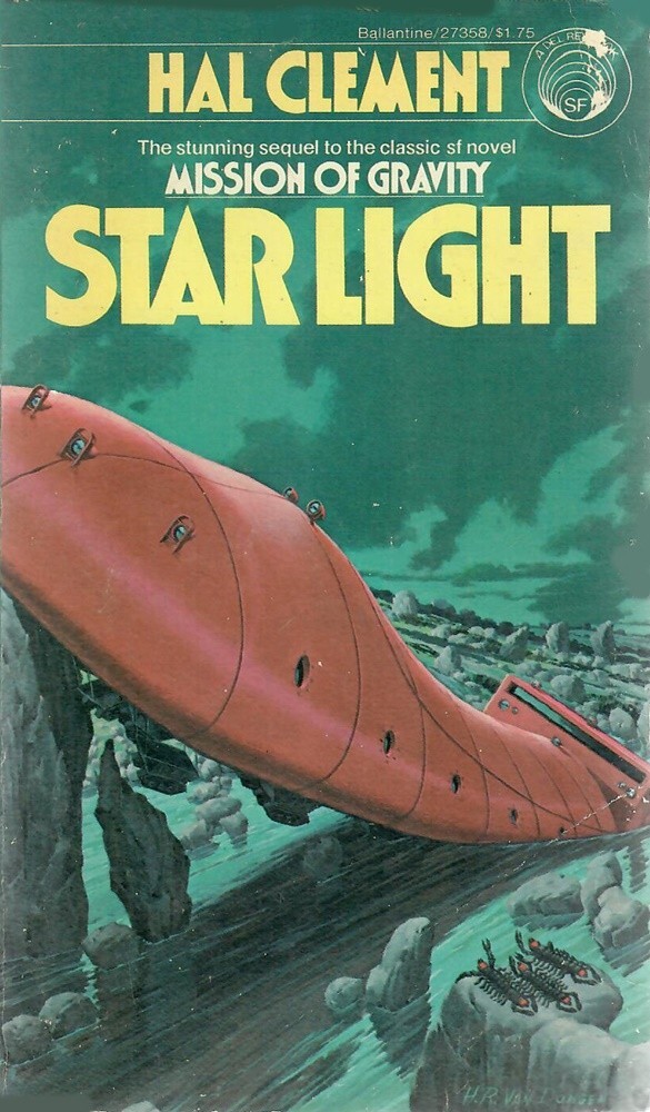 Mission of Gravity #2: Star Light, by Hal Clement - Del Rey Books PBK 1978