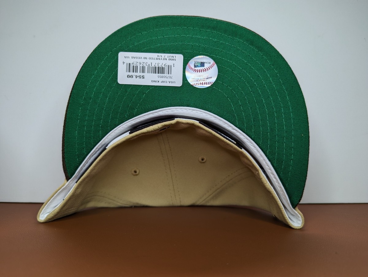 YON専用 Exclusive 59FIFTY New York Los Mets Script 50th Vegas Gold Brown