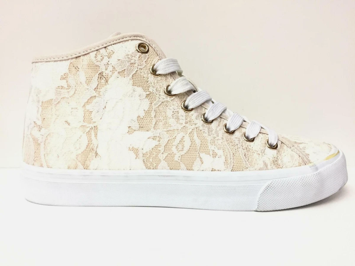 Sneakers pizzo bianco sale