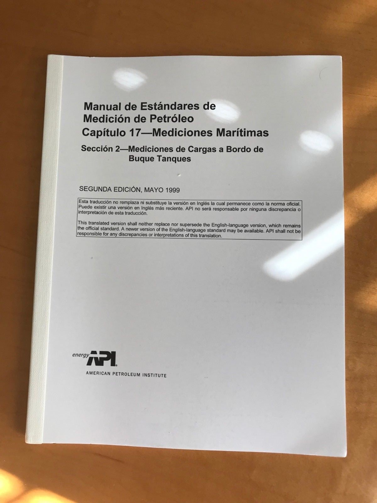 API MPMS CHAPTER 17.2 | eBay