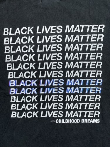 Childhood Dreams Black Lives Matter Kyle Kuzma Double Sided T-Shirt Mens (L) USA - 第 9/11 張圖片