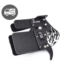 Archery Finger Tab Genuine Leather RH Finger Guard with Aluminum Plate