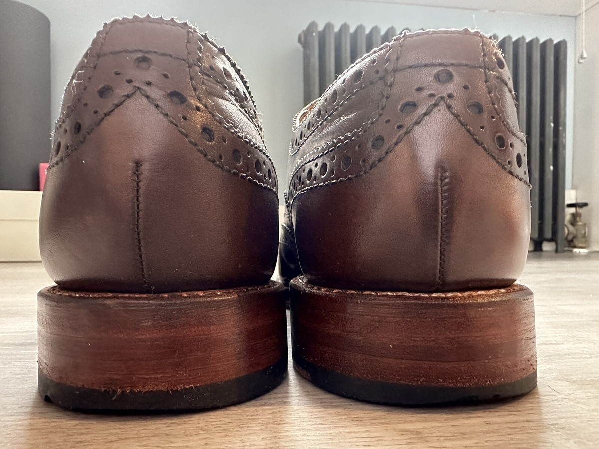 Grenson Oxfords Dark Brown Size 7.5UK/8.5US | eBay