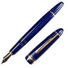 1Pc Blue Classic Wing Sung 629 Acrylic Resin Fountain Pen F Iridium Nib 0.5mm mm