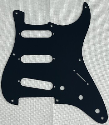 Black 1-Ply For Fit Fender Stratocaster 57' 8 Screw Strat Guitar Pickguard