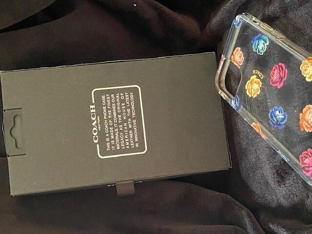 Coach Dreamy Peony Multicolor y Brillo - Funda Transparente iPhone 5.8" Para Apple iP Foto 3 de 4