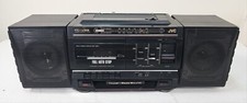 JVC Boombox AM/FM PC-V33 3D Hyper Bass Full Auto Stop Cassette Tested Working