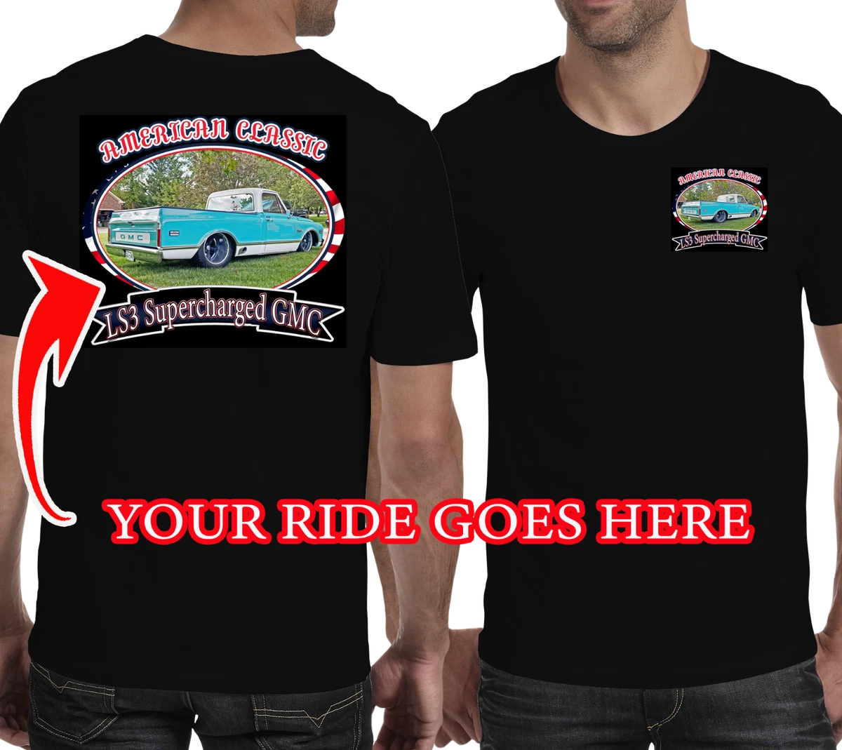 Custom car top t shirts