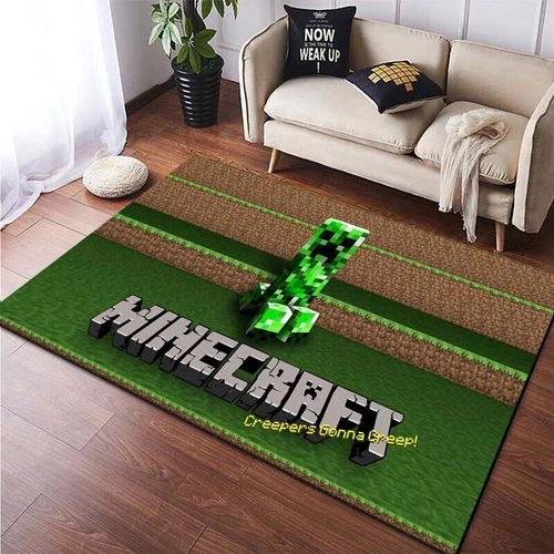 Dormitorio Salón Alfombras Antideslizantes Suelo Alfombras Niños Minecraft - Imagen 22 de 34