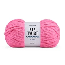 Big Twist Plush 4 Pack Super Bulky Polyester Yarn, 153 yd, 10.5 oz