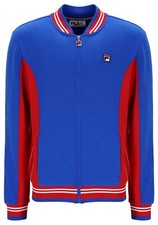 Fila Vintage Borg Wimbledon Settanta Tennis Track Top Red/Blue