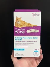 Comfort Zone Calming Pheromone Collar For Cats 2pk