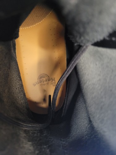 Dr. Martens 1460 Damen-Kampfstiefel glatt schwarz Docs US-Größe 10 EUC - Bild 8 von 8