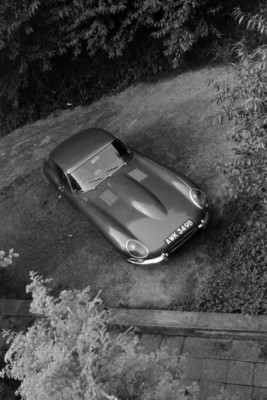 Jaguar E-Type Motor 4x6 Foto  