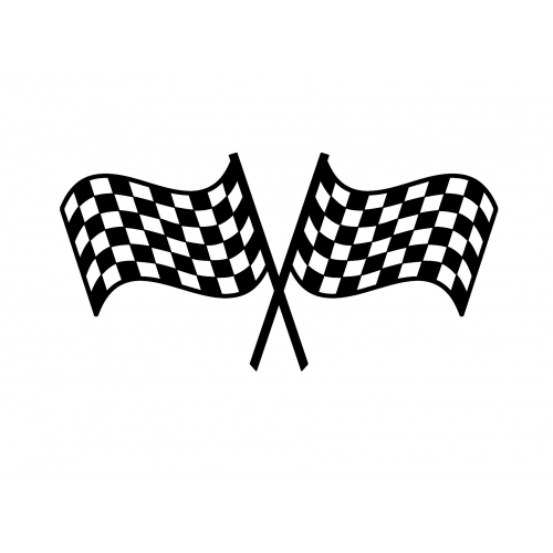 Racing Checkered Flag Waterproof Vinyl Decal Sticker for Door Windows Wall Table - Picture 2 of 10