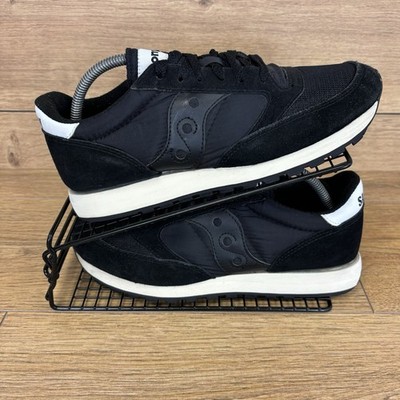 Saucony Schuhe Herren Größe UK 8 Jazz Original Vintage schwarz weiß Laufen Freizeit