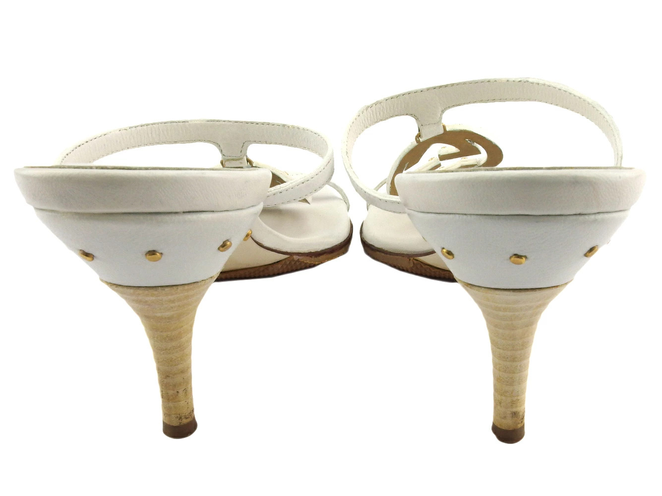 GUCCI Sandals Brand Sandals Sandals Shoes Women's Outlet Summer s White Beige G♯ thumbnail 3