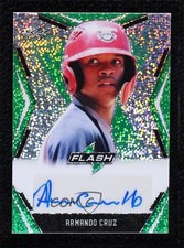 2020 Leaf Flash Portrait Auto Green 21/25 Armando Cruz #PA-AC2 Auto 0c3e