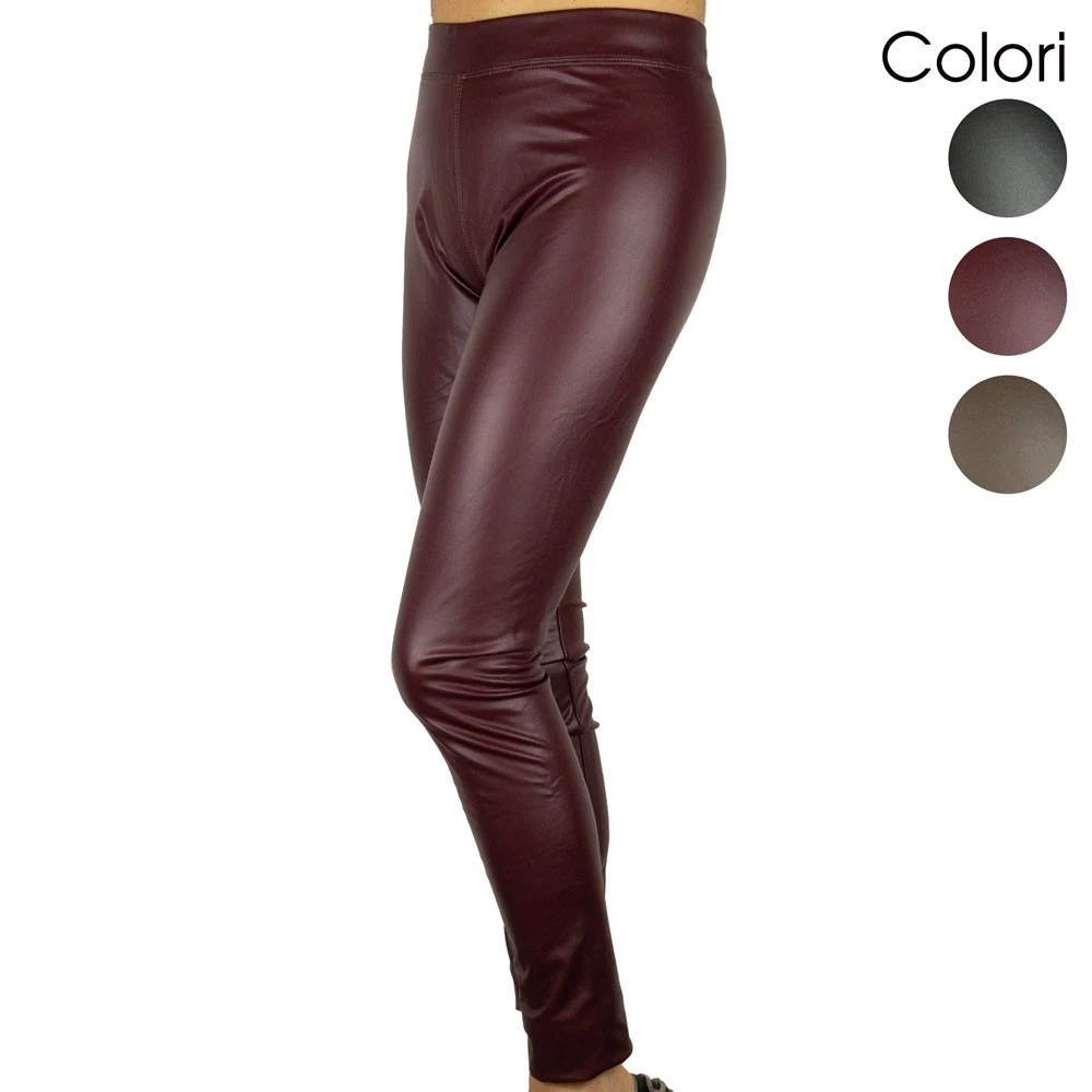 Lishang Leggins Pelle Donna Push Up Pantaloni Ecopelle Leggings Sexy Vita Alta Similpelle Termici Pantalone PU Elastico Nero Lishang Leggins Pelle Donna Push Up Pantaloni Ecopelle Leggings Sexy Vita Alta Similpelle Termici Pantalone PU Elastico Nero