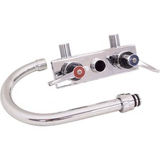 CHG KL454002 Wall Mount 4 in Faucet with Gooseneck Spout