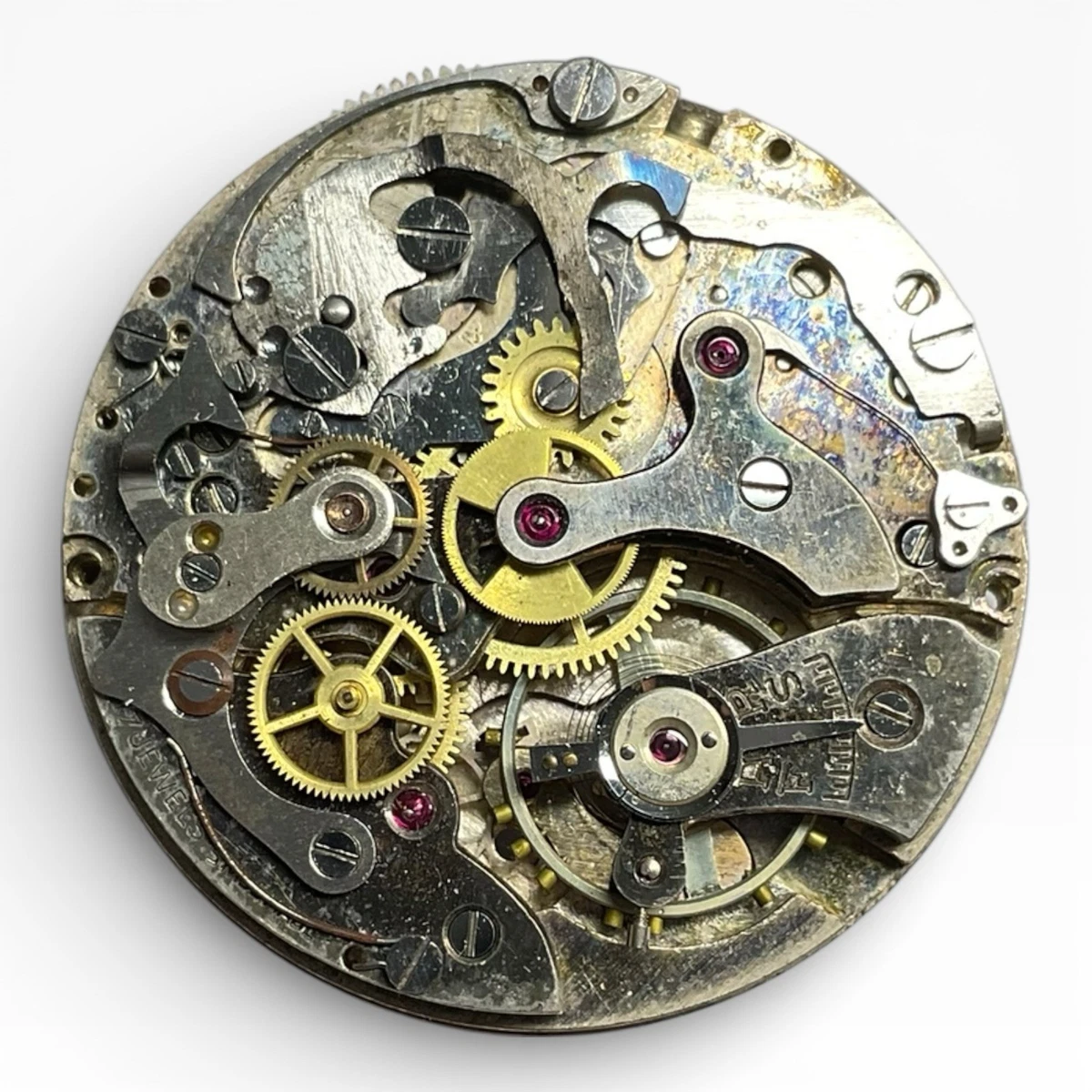 Mouvement Chronographe Landeron 248 à Réviser - Pour Réparation Ou Pièces, Occasion, Marque Eberjax