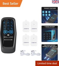 TENS Pain Relief Device: 9 Modes & Period Simulation for Men – 4 Pads Included
