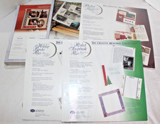 Creative Memories Collection White/Natural Scrapbook Refill Pages 12x12 Lot of 5