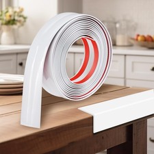 1.6 Inch x 20 Feet Wall Corner Protector Peel and Stick Corner Trim Molding S...