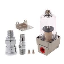 1/4" AF2000-02 Compressed Air Compressor In-Line Moisture Water Trap Filter
