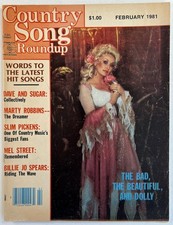 DOLLY PARTON 1981 COUNTRY SONG ROUNDUP MAGAZINE THE BAD THE BEAUTIFUL PICTORIAL