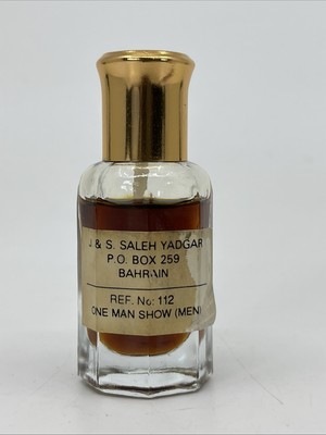 Vintage J&S Saleh Yadgar Bahrain Men s Cologne One Man Show 112
