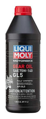 LIQUI MOLY 1L Motorbike Gear Oil (GL5) SAE 75W140 - For Extreme Conditions