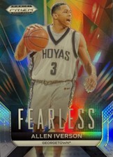 2024-25 Panini Prizm Draft Picks - Fearless Allen Iverson #17 Silver Prizm