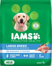 Iams Proactive Health Large Breed Adult with Real Chicken Dry Dog Food, 44lb bag