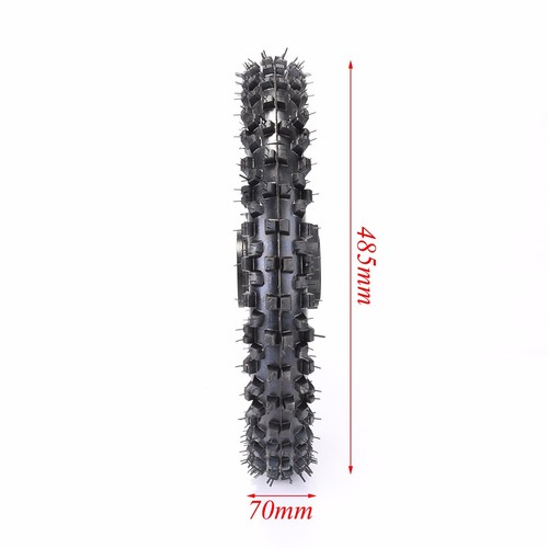60/100-14 + 80/100-12 Wheel Rim Tyre Tube Trail Bike 70cc 140cc 110cc 125cc CRF - Picture 5 of 8
