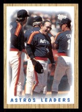 1987 Topps #531 Houston Astros Leaders Yogi Berra