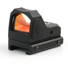 Mini Red Dot Tactical RMR Reflex Sight Scope for Pistol Glock 17/19 W/20mm Mount