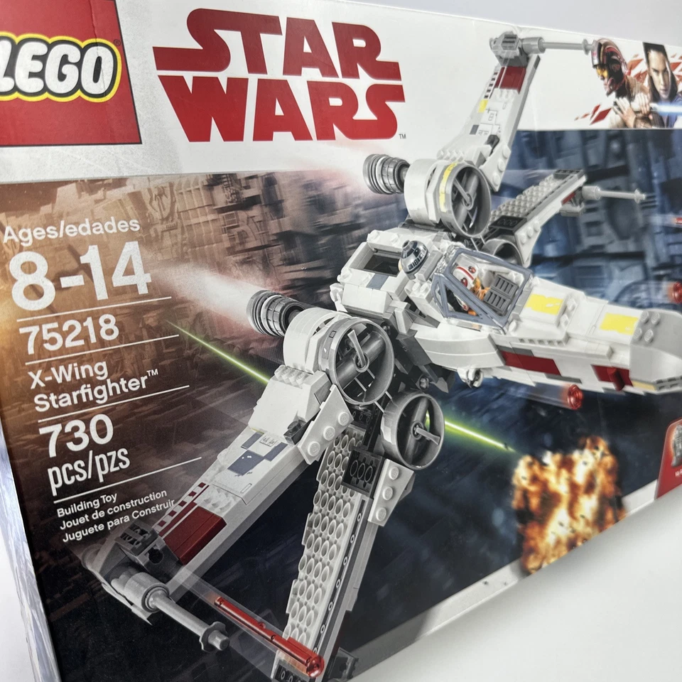 Conjunto Star Wars Lego 75218 NOVO LACRADO DE FÁBRICA X-Wing Starfighter 730 peças/pzs - Imagem 4 de 4