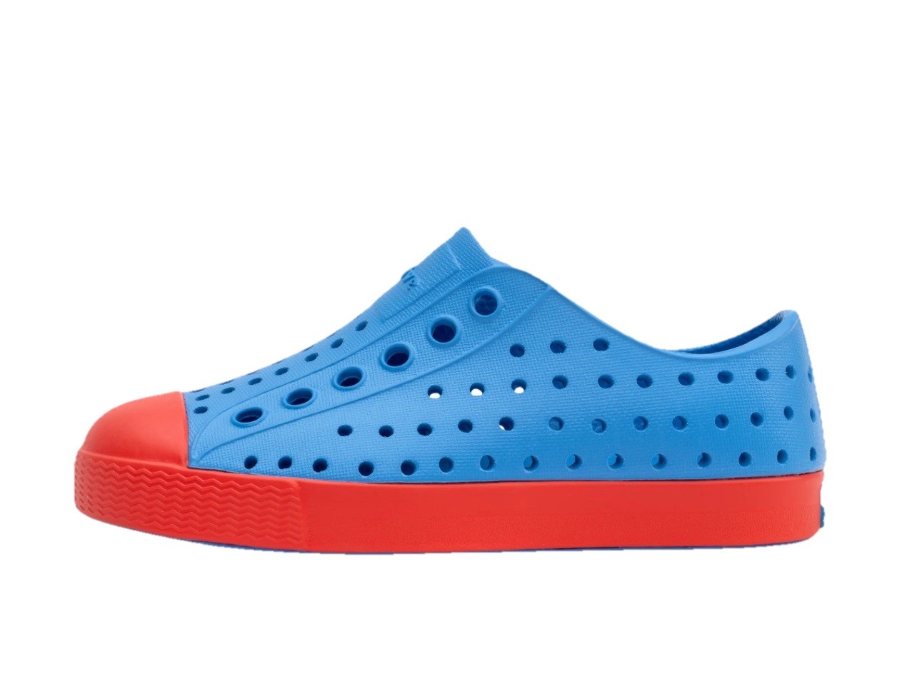 Boys Size J2 Resting Blue/hyper Red Color