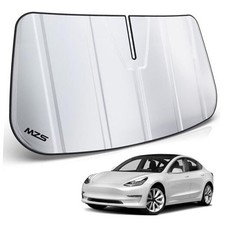 Windshield Sun Shade Compatible with Model 3 2018-2026, Foldable Car Front