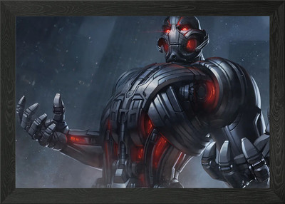 Marvel: Future Fight - Ultron gerahmtes Wandbild Poster Leinwanddruck Bild
