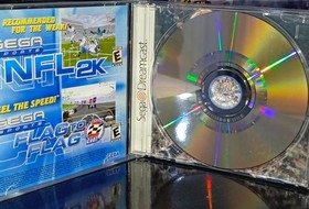 NFL 2K (Sega Dreamcast, 1999) New, SEALED & NBA 2K w/Manual Book/CIB, disc clean