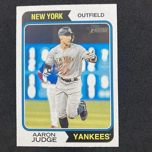 Aaron Judge 2023 Topps Heritage Card #152 MLB New York Yankees