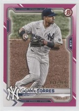 2021 Bowman Fuchsia Border 66/299 Gleyber Torres #97 5b1
