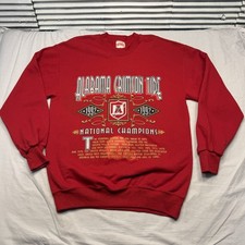 Vintage Alabama Crimson Tide Sweatshirt Mens XL NCAA Football Nutmeg Mills 90s