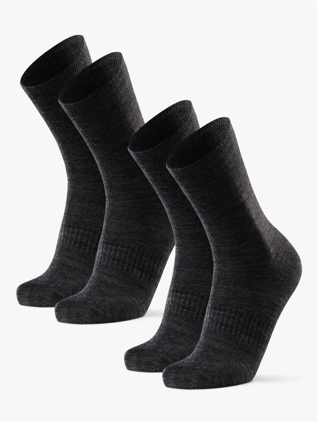 Danish Endurance Hiking Liner Socks Merino Wool Ultra Thin Grey 2 Pack UK 9-12
